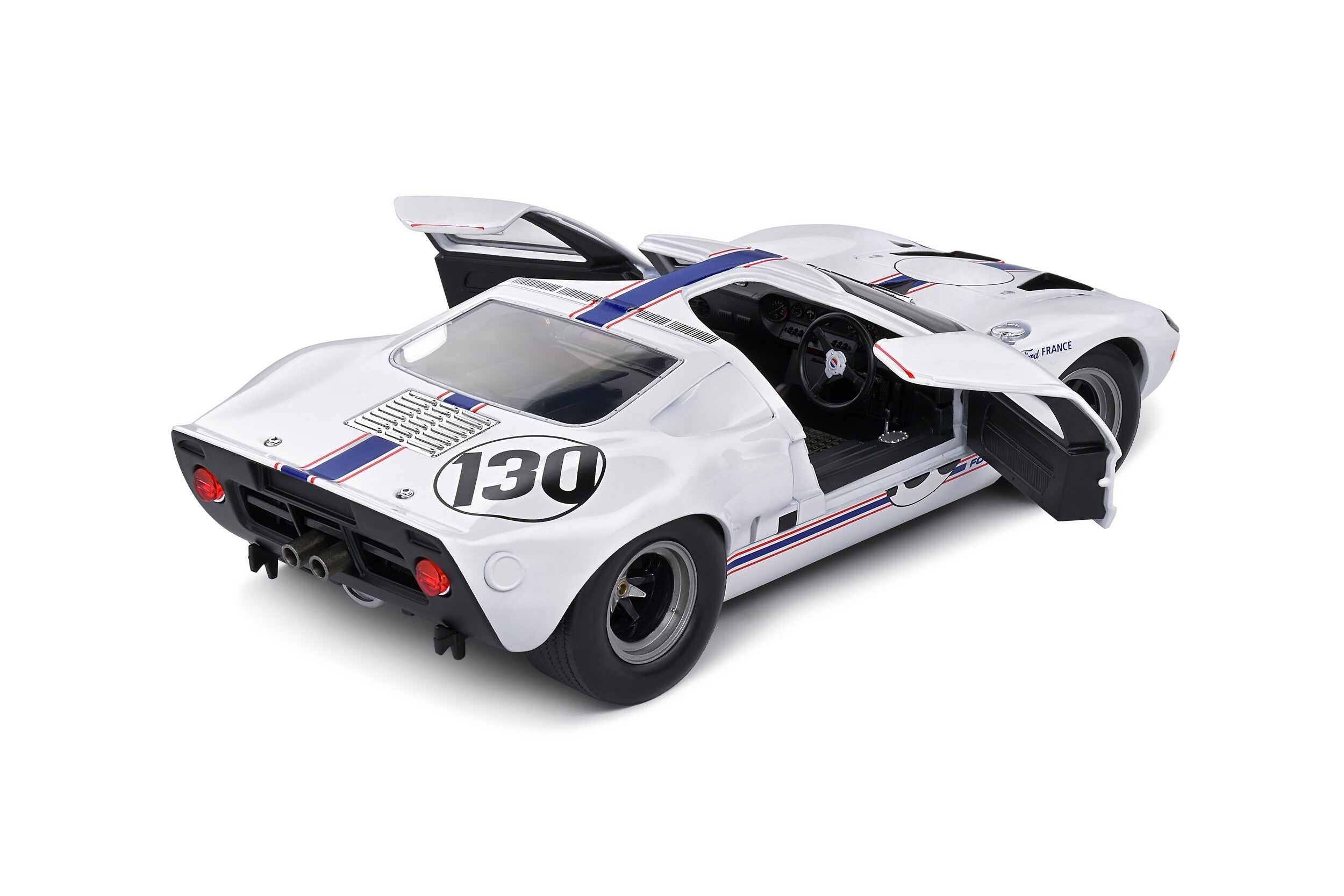 Ford GT40 MK1 White Targa Florio 1967 1:18 scale model car