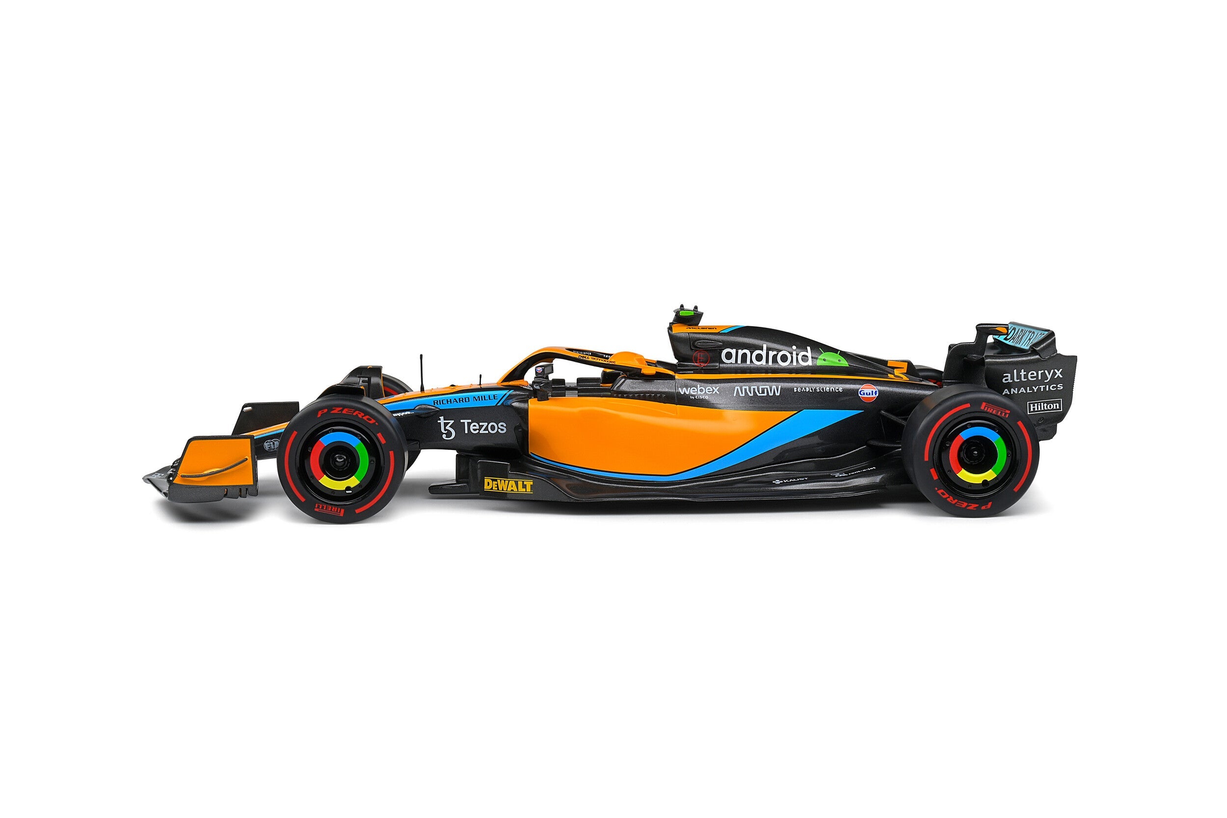 McLaren MCL36 D.RICCIARDO Orange Australia GP 2022 1:18 scale model car