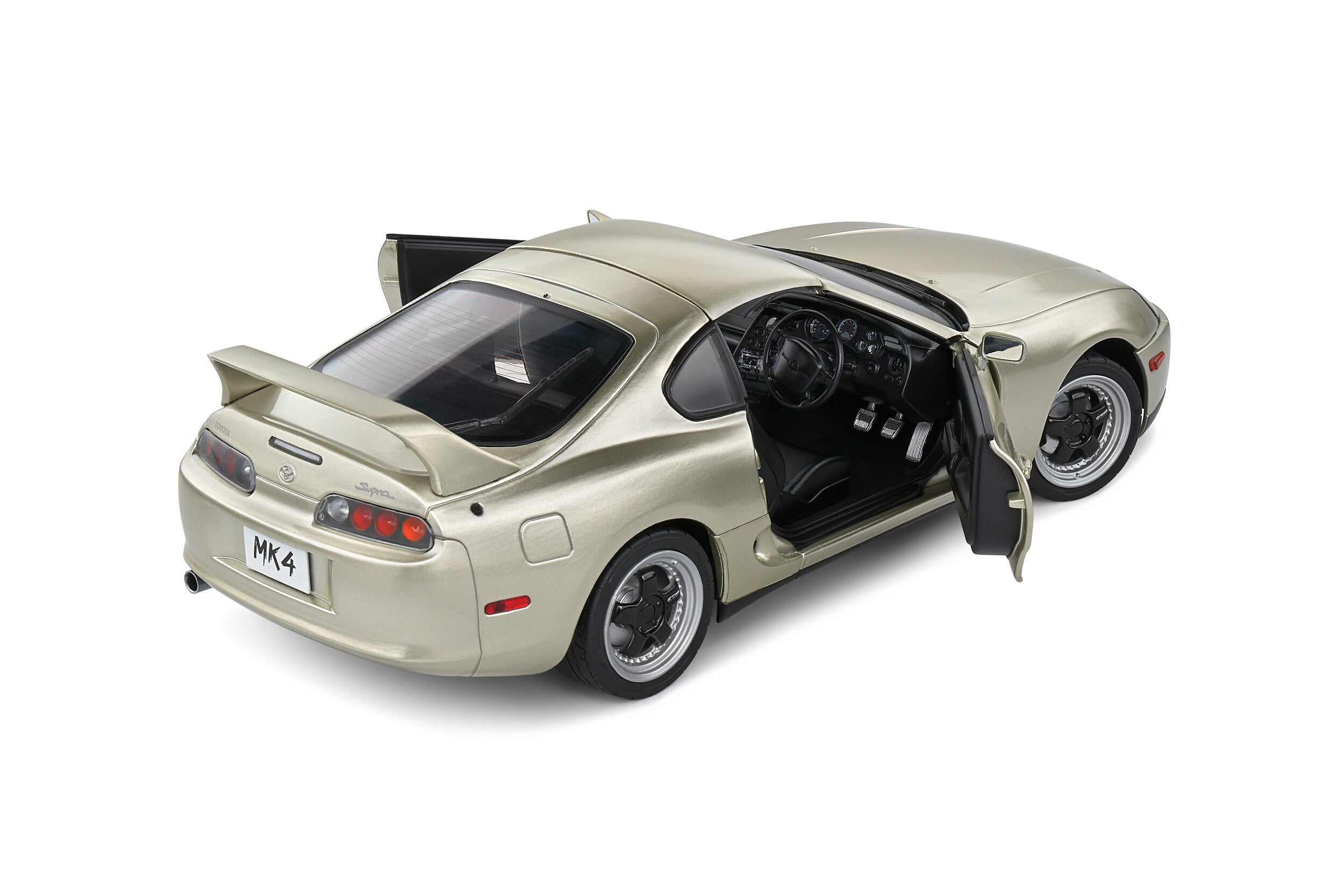 Toyota Supra MK4 (A80) Targa Roof Grey 1998 1:18 scale model car