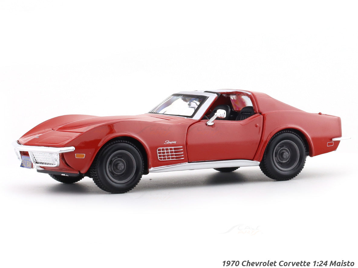 1970 Chevrolet Corvette red 1:24 Maisto licensed diecast Scale Model car collectible