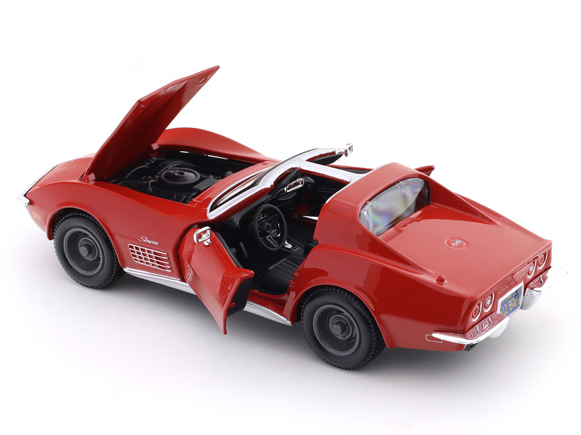 1970 Chevrolet Corvette red 1:24 Maisto licensed diecast Scale Model car collectible