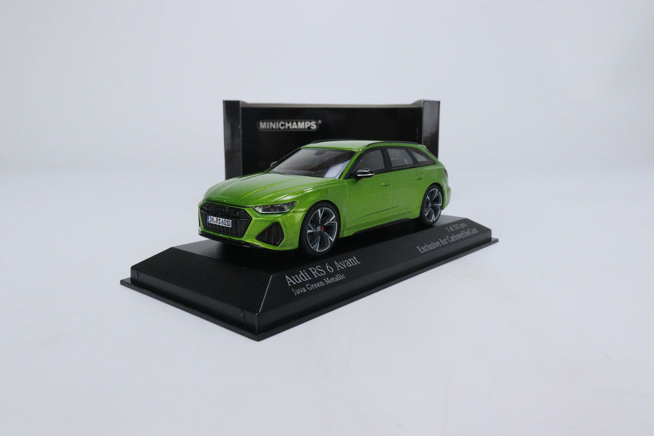 Audi RS6 Avant Java Green 1:43 scale model car - Minichamps