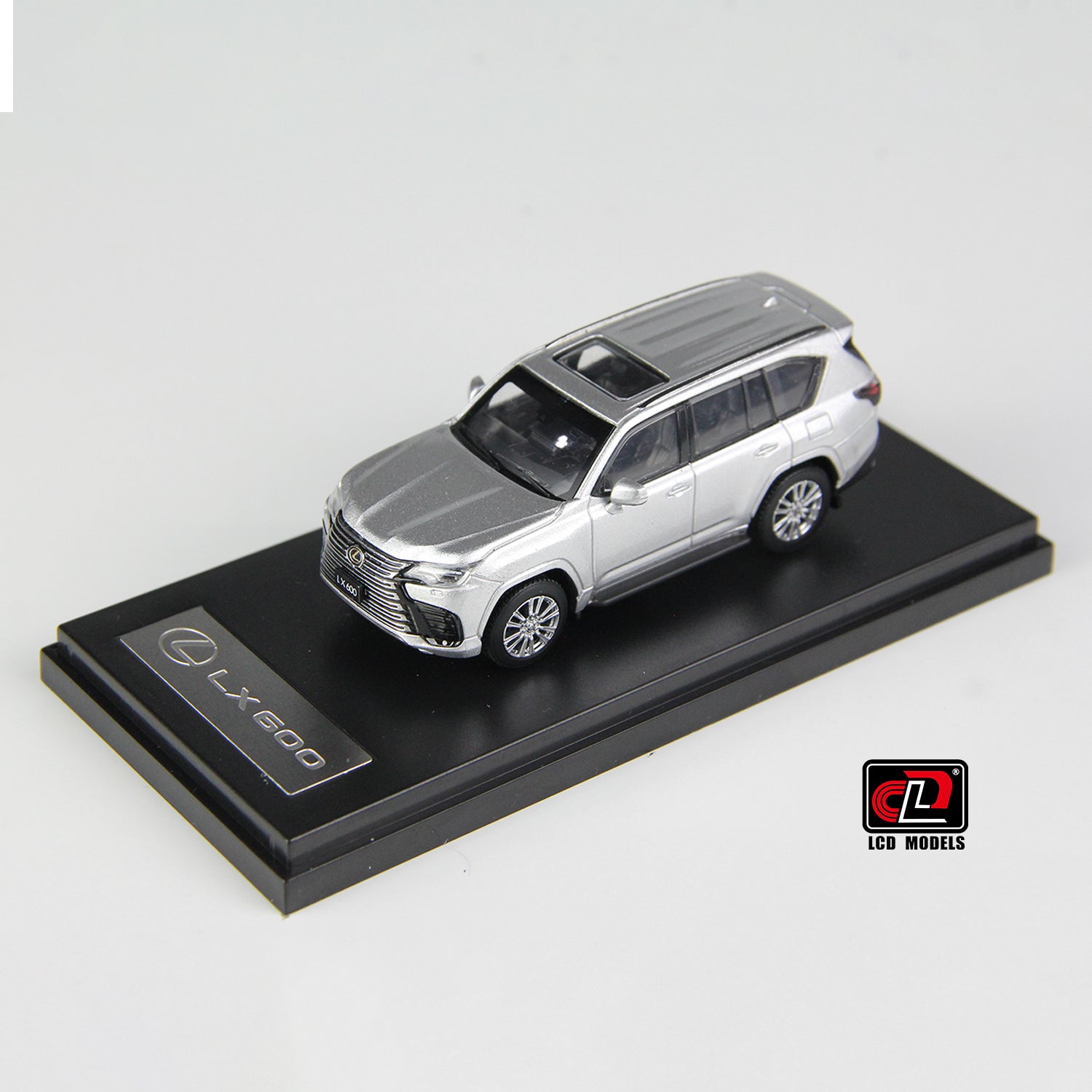 Lexus LX600 Silver 1:64 scale model car -  LCD Model
