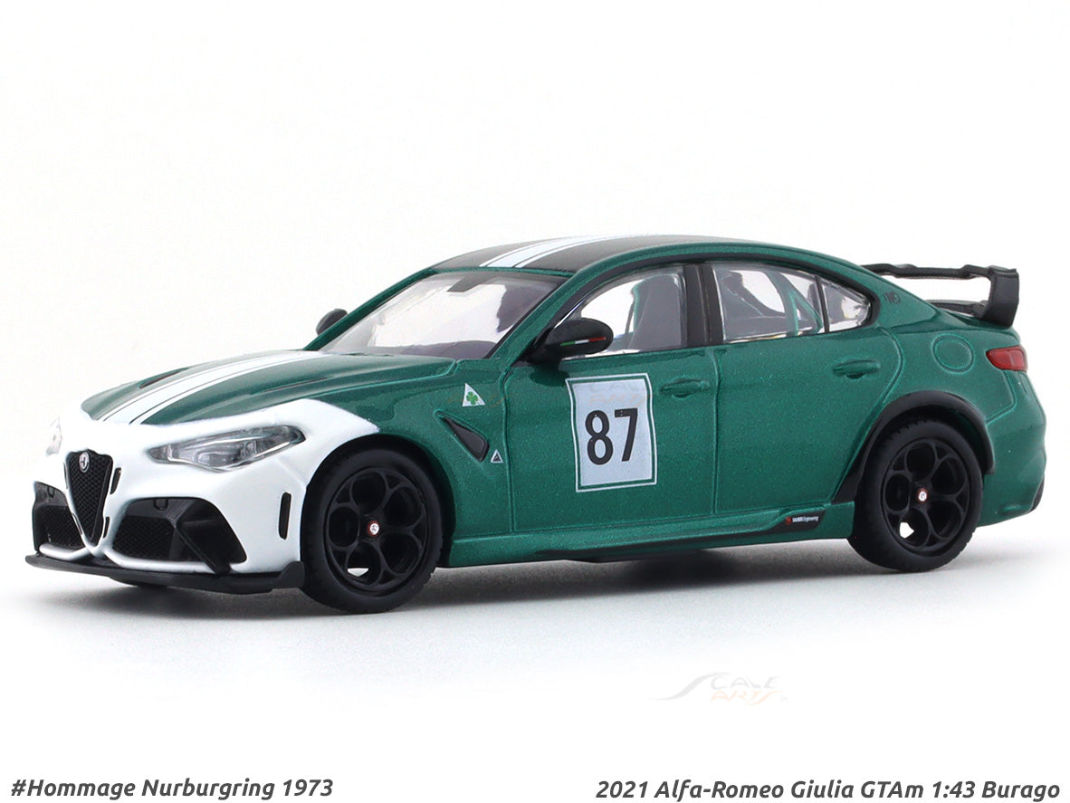 2021 Alfa-Romeo Giulia GTAm 1:43 Bburago scale model car collectible