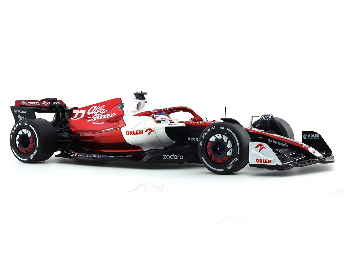 2022 Alfa-Romeo C42 #77 Valtteri Bottas 1:18 diecast scale model car collectible