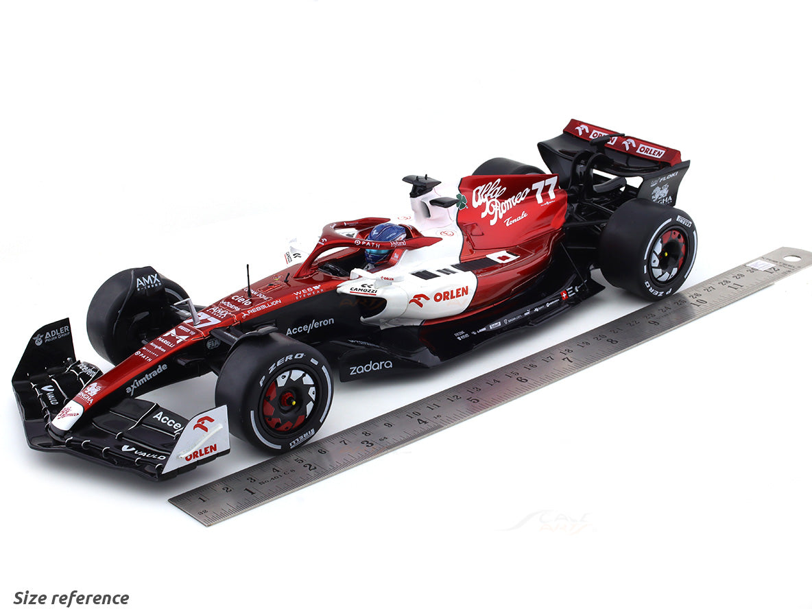 2022 Alfa-Romeo C42 #77 Valtteri Bottas 1:18 diecast scale model car collectible