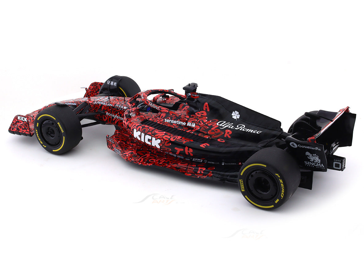 2023 Alfa-Romeo C42 BOOGIE Art Car 1:18 diecast scale model car collectible