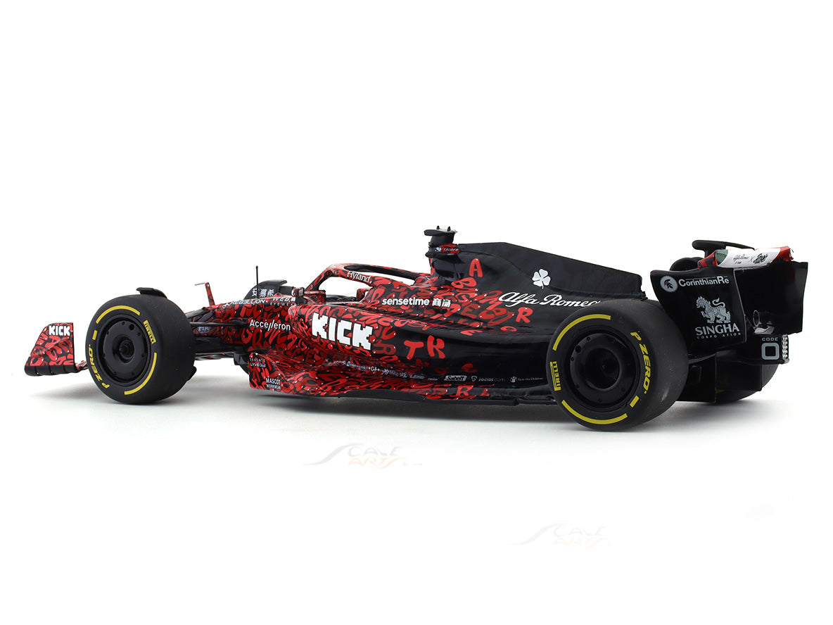 2023 Alfa-Romeo C42 BOOGIE Art Car 1:18 diecast scale model car collectible