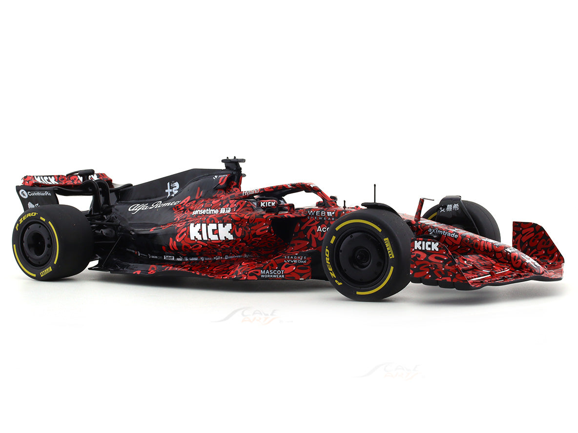 2023 Alfa-Romeo C42 BOOGIE Art Car 1:18 diecast scale model car collectible