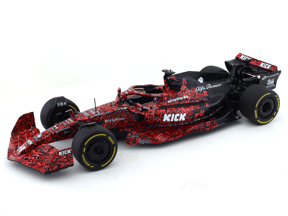 2023 Alfa-Romeo C42 BOOGIE Art Car 1:18 diecast scale model car collectible