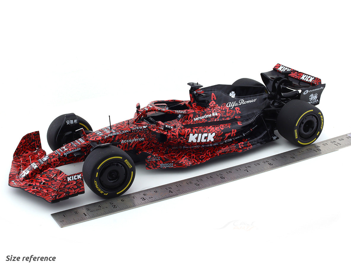 2023 Alfa-Romeo C42 BOOGIE Art Car 1:18 diecast scale model car collectible