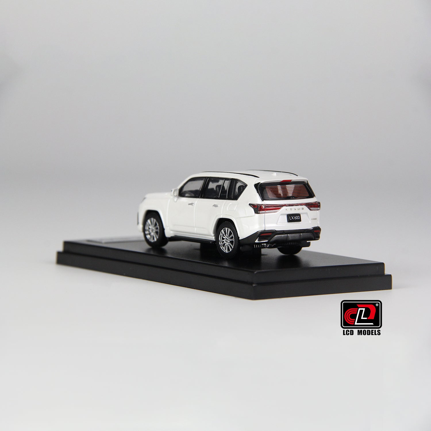 Lexus LX600 White 1:64 scale model car - LCD models
