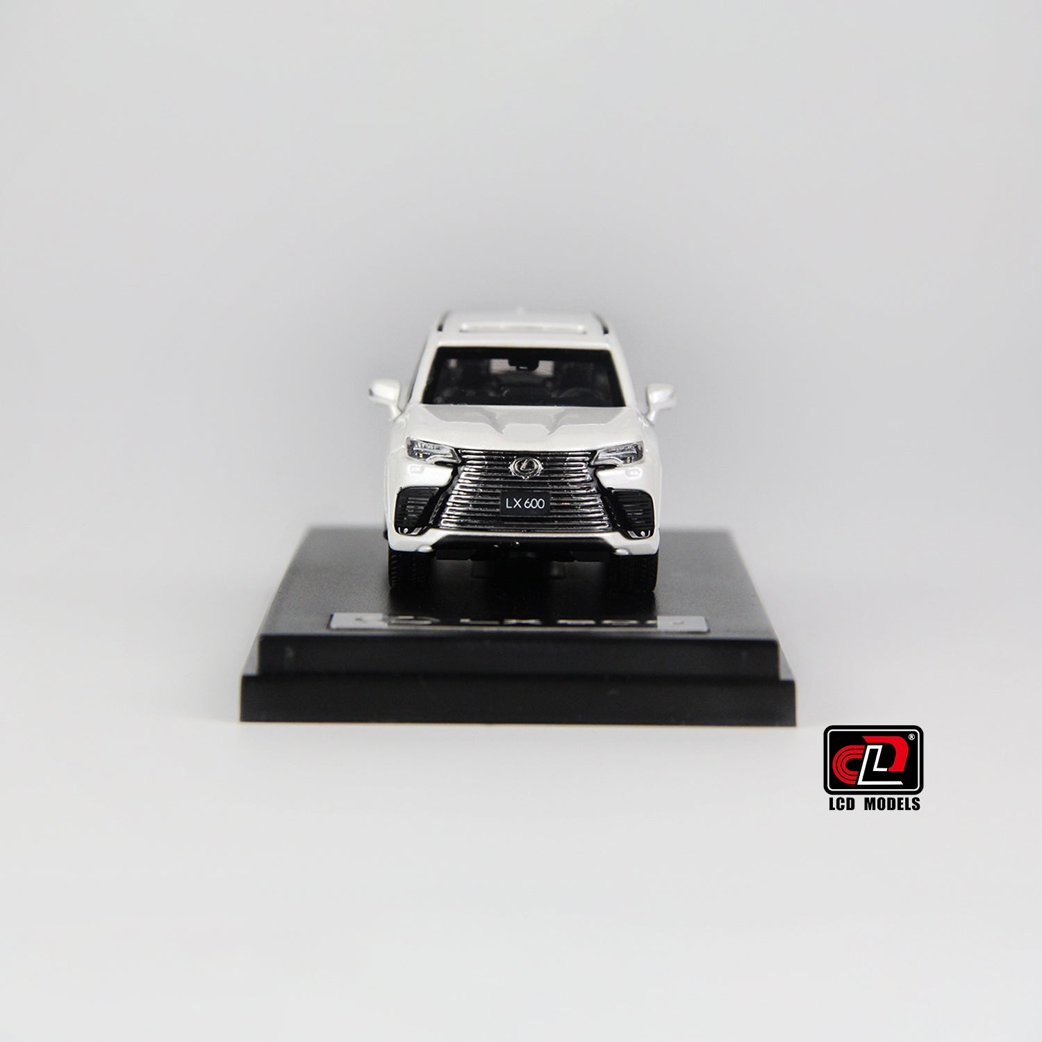 Lexus LX600 White 1:64 scale model car - LCD models