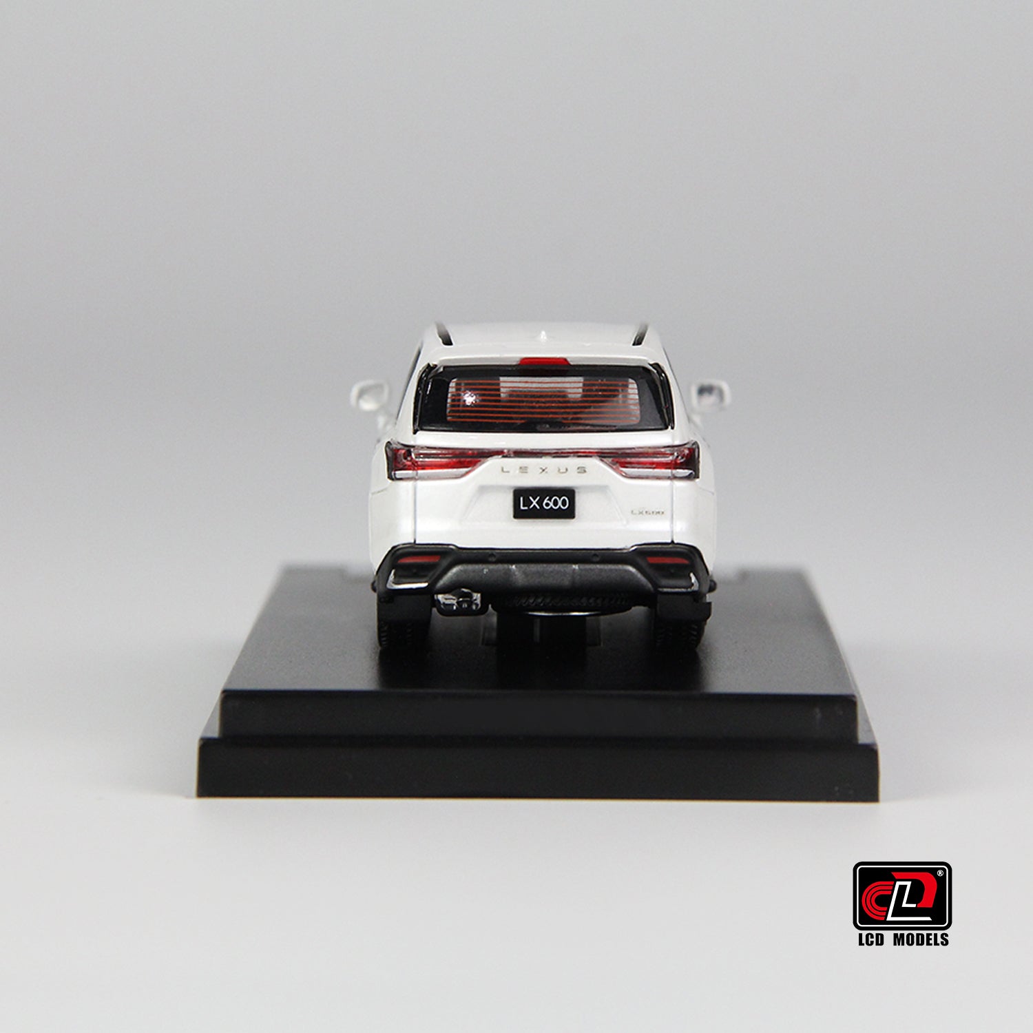 Lexus LX600 White 1:64 scale model car - LCD models