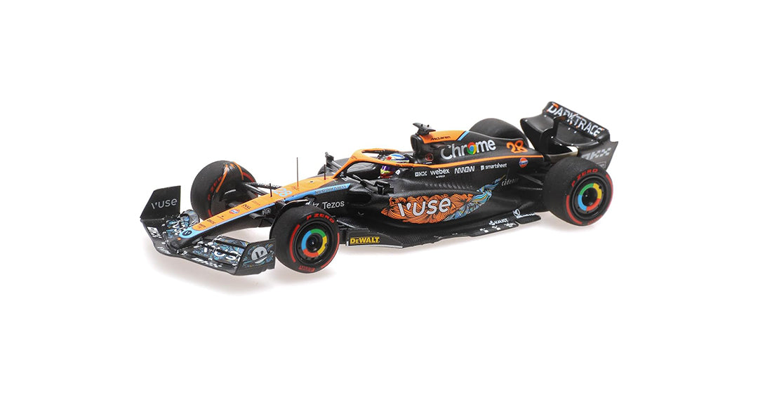 Mclaren F1 Team MCL36 1:43 Resin scale model car - Minichamps Limited edition (192 pieces available Globally) - Cracked acrylic case