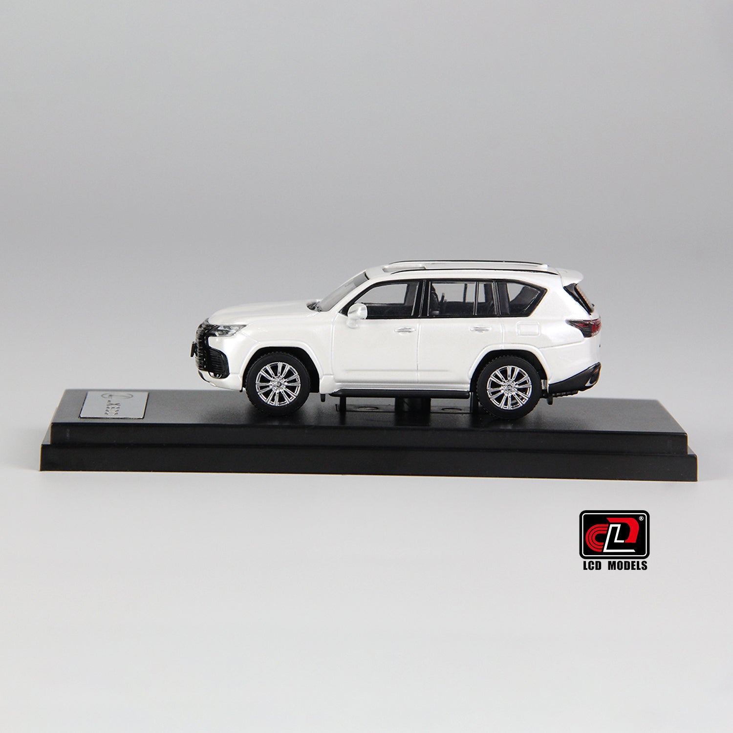 Lexus LX600 White 1:64 scale model car - LCD models