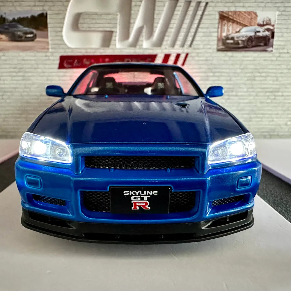 Nissan GTR R34 Skyline 1:24 SCALE Fast and furious paul walker car