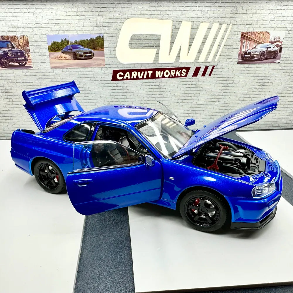 Nissan GTR R34 Skyline 1:24 SCALE Fast and furious paul walker car