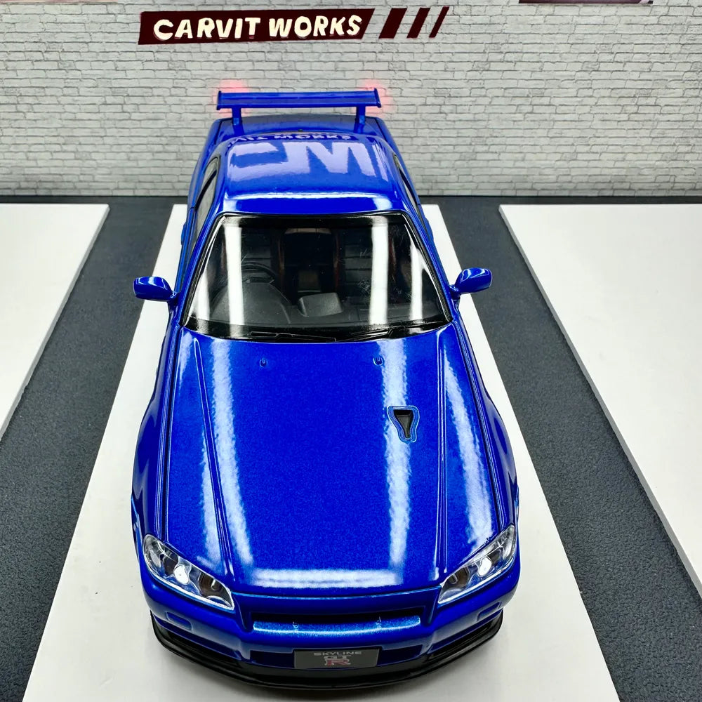 Nissan GTR R34 Skyline 1:24 SCALE Fast and furious paul walker car