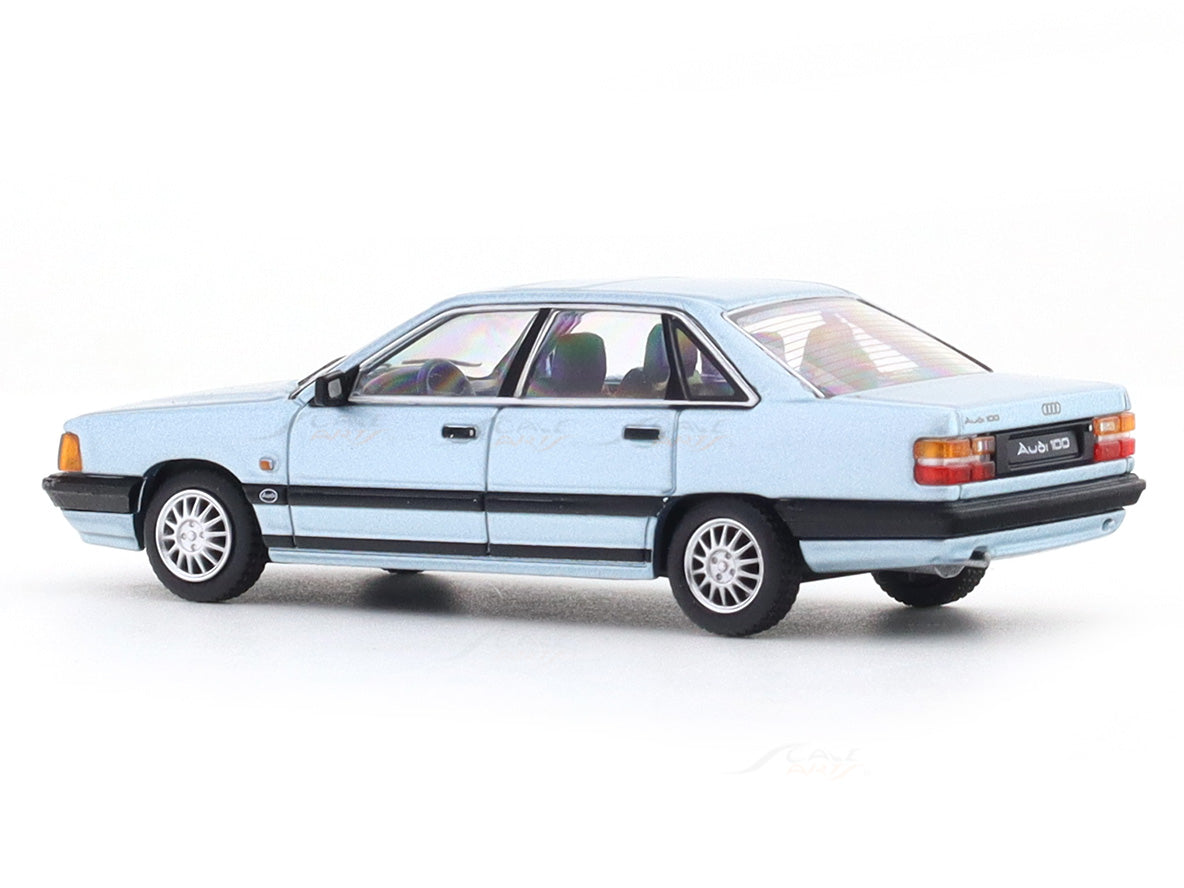 Audi 100 blue 1:64 Rhino Model diecast scale model miniature car collectible