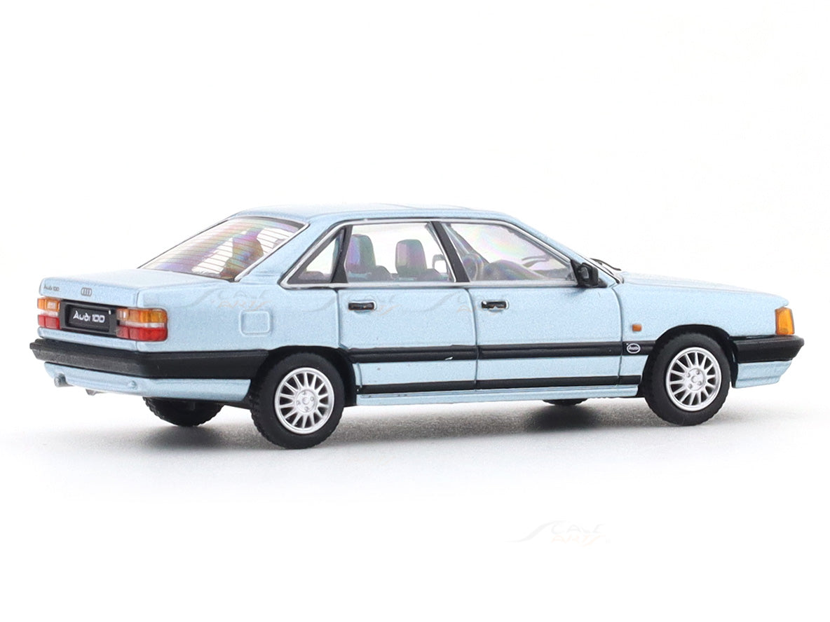 Audi 100 blue 1:64 Rhino Model diecast scale model miniature car collectible