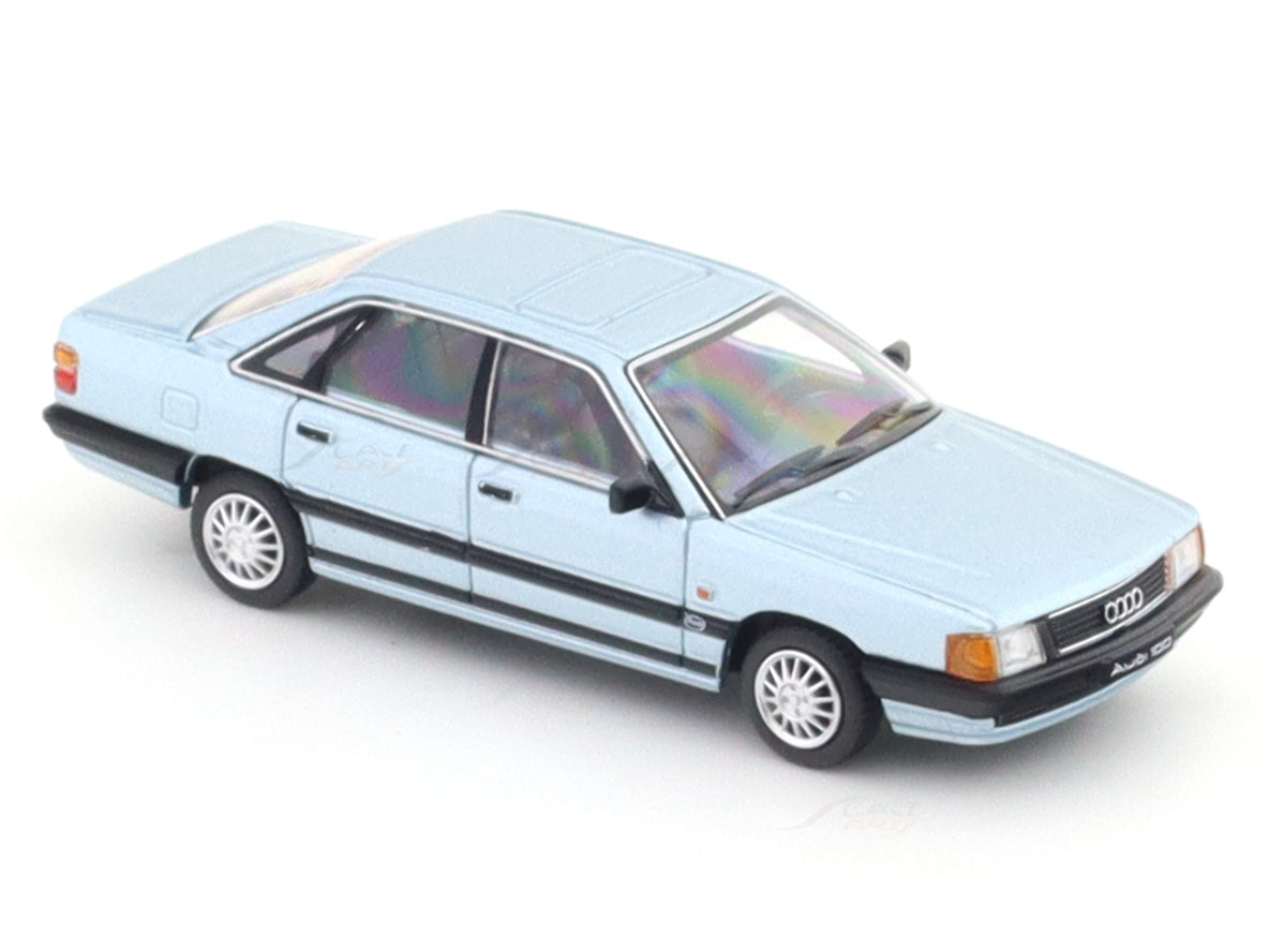 Audi 100 blue 1:64 Rhino Model diecast scale model miniature car collectible