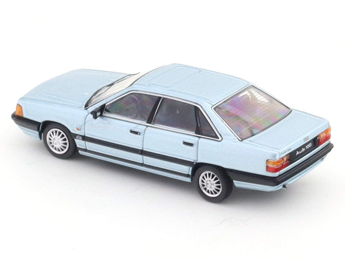 Audi 100 blue 1:64 Rhino Model diecast scale model miniature car collectible