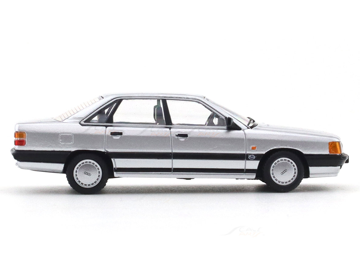 Audi 100 silver 1:64 Rhino Model diecast scale model miniature car collectible