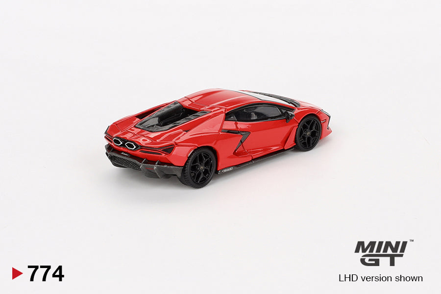 Lamborghini Revuelto Arancio Dac Lucido 1:64 scale model car - Mini GT