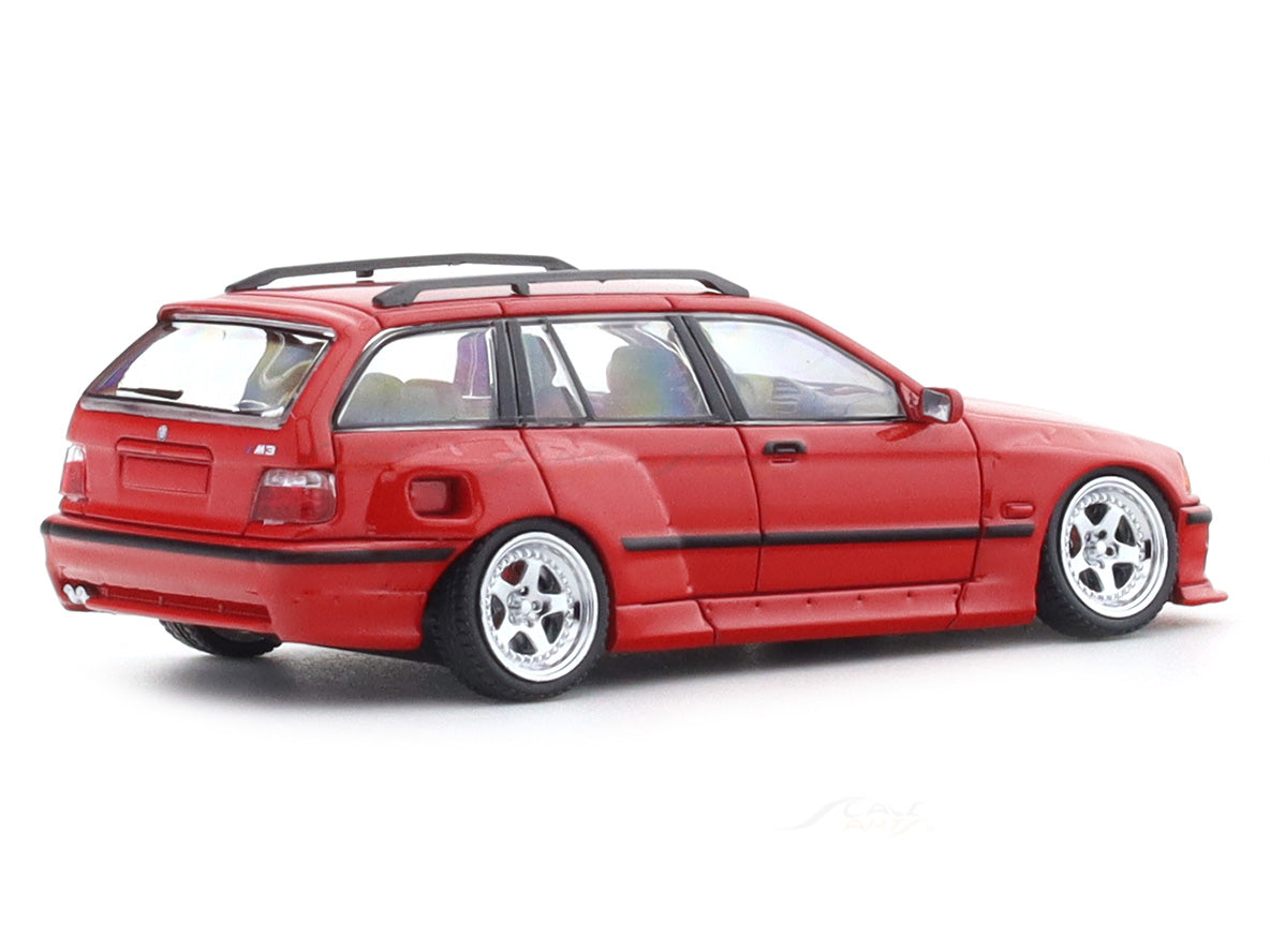 BMW M3 E36 red 1:64 Mortal diecast scale model miniature car collectible