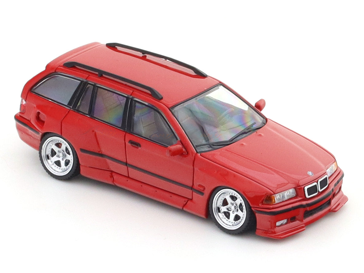 BMW M3 E36 red 1:64 Mortal diecast scale model miniature car collectible