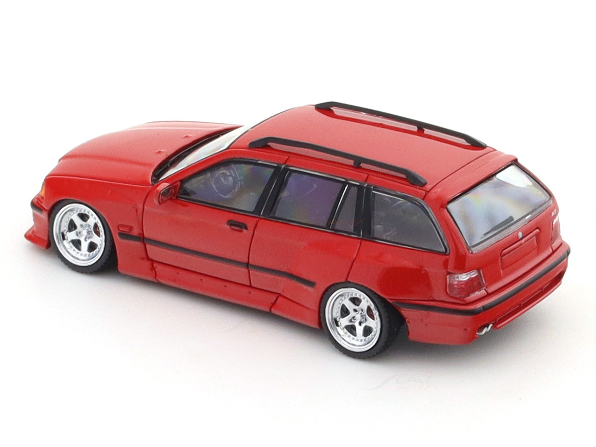 BMW M3 E36 red 1:64 Mortal diecast scale model miniature car collectible