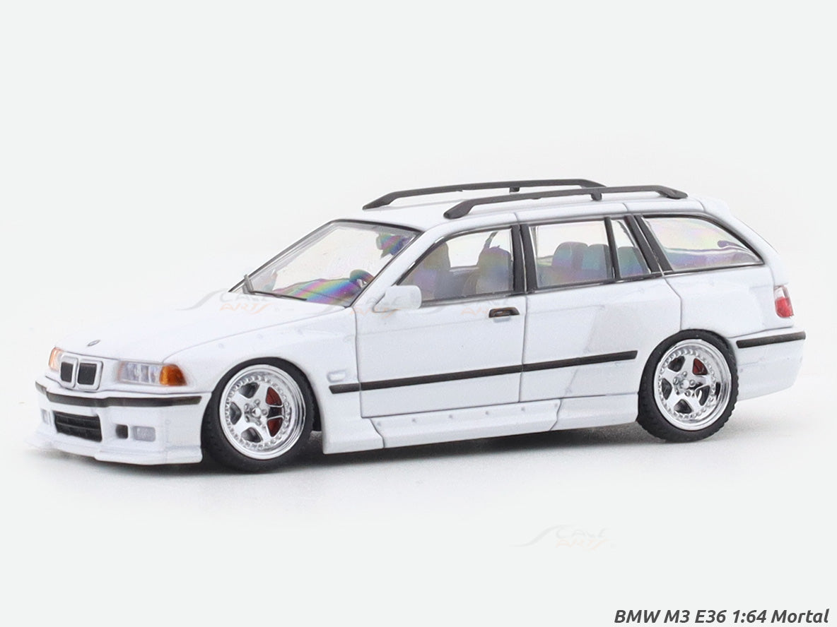 BMW M3 E36 white 1:64 Mortal diecast scale model miniature car collectible