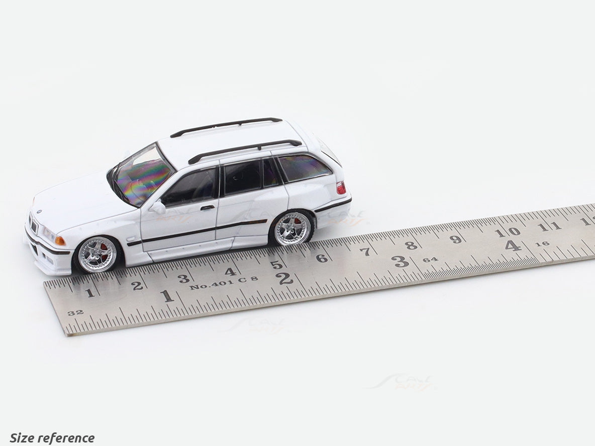 BMW M3 E36 white 1:64 Mortal diecast scale model miniature car collectible