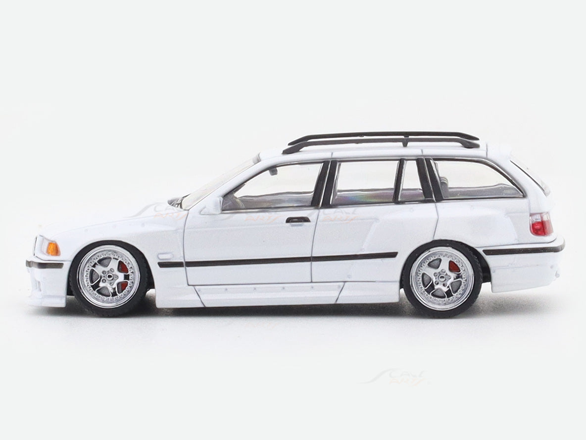 BMW M3 E36 white 1:64 Mortal diecast scale model miniature car collectible