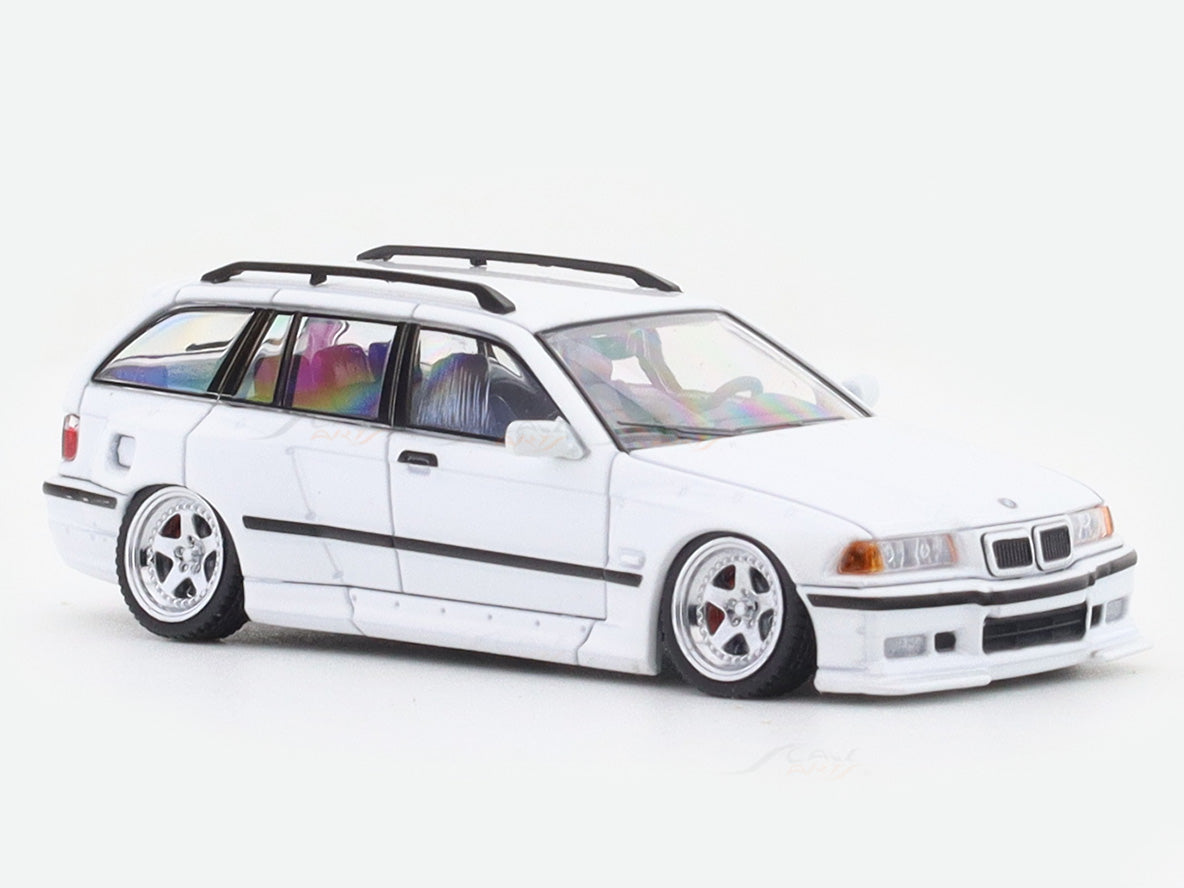 BMW M3 E36 white 1:64 Mortal diecast scale model miniature car collectible