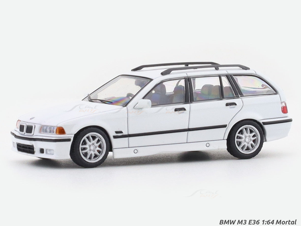 BMW M3 E36 Stock White 1:64 Mortal diecast scale model miniature car collectible