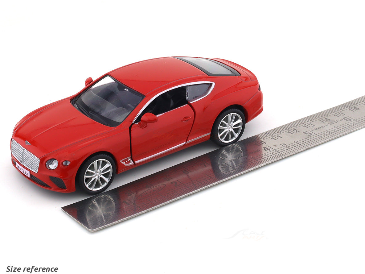 Bentley Continental GT V8 red 1:32 RMZ City pull back car scale model