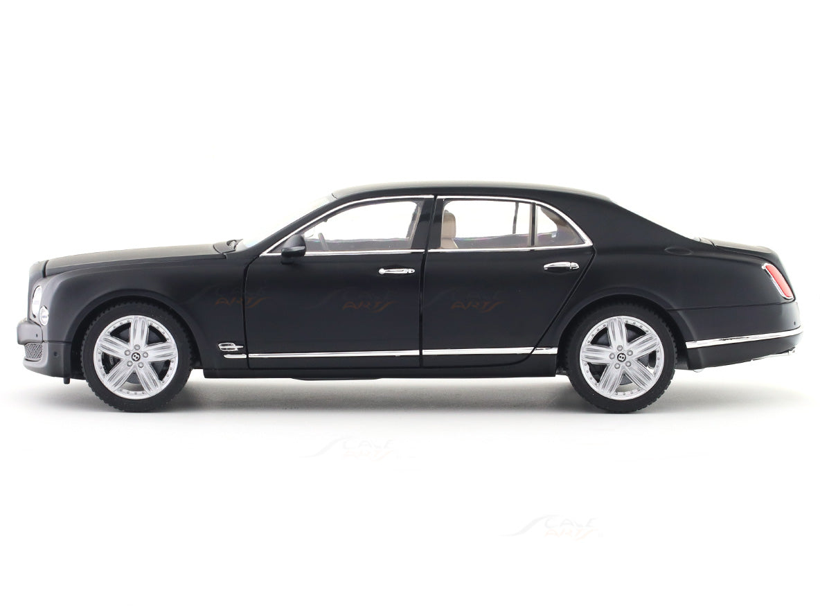 Bentley Mulsanne matte black 1:18 Rastar licensed diecast scale model car collectible