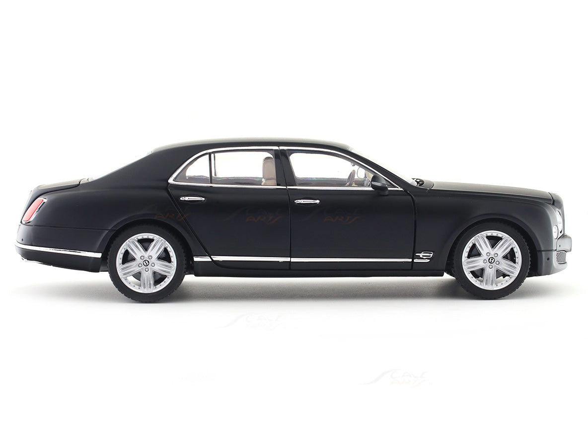Bentley Mulsanne matte black 1:18 Rastar licensed diecast scale model car collectible