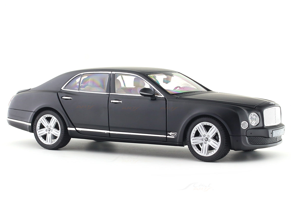 Bentley Mulsanne matte black 1:18 Rastar licensed diecast scale model car collectible