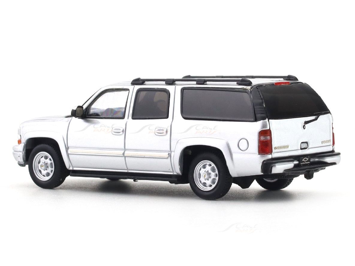Chevrolet Suburban silver 1:64 MK Miniatures diecast scale model car collectible