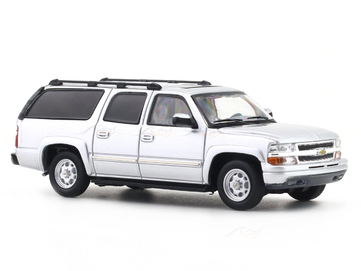 Chevrolet Suburban silver 1:64 MK Miniatures diecast scale model car collectible