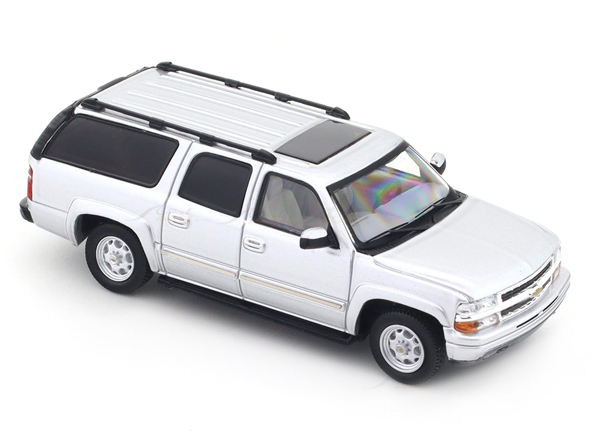 Chevrolet Suburban silver 1:64 MK Miniatures diecast scale model car collectible