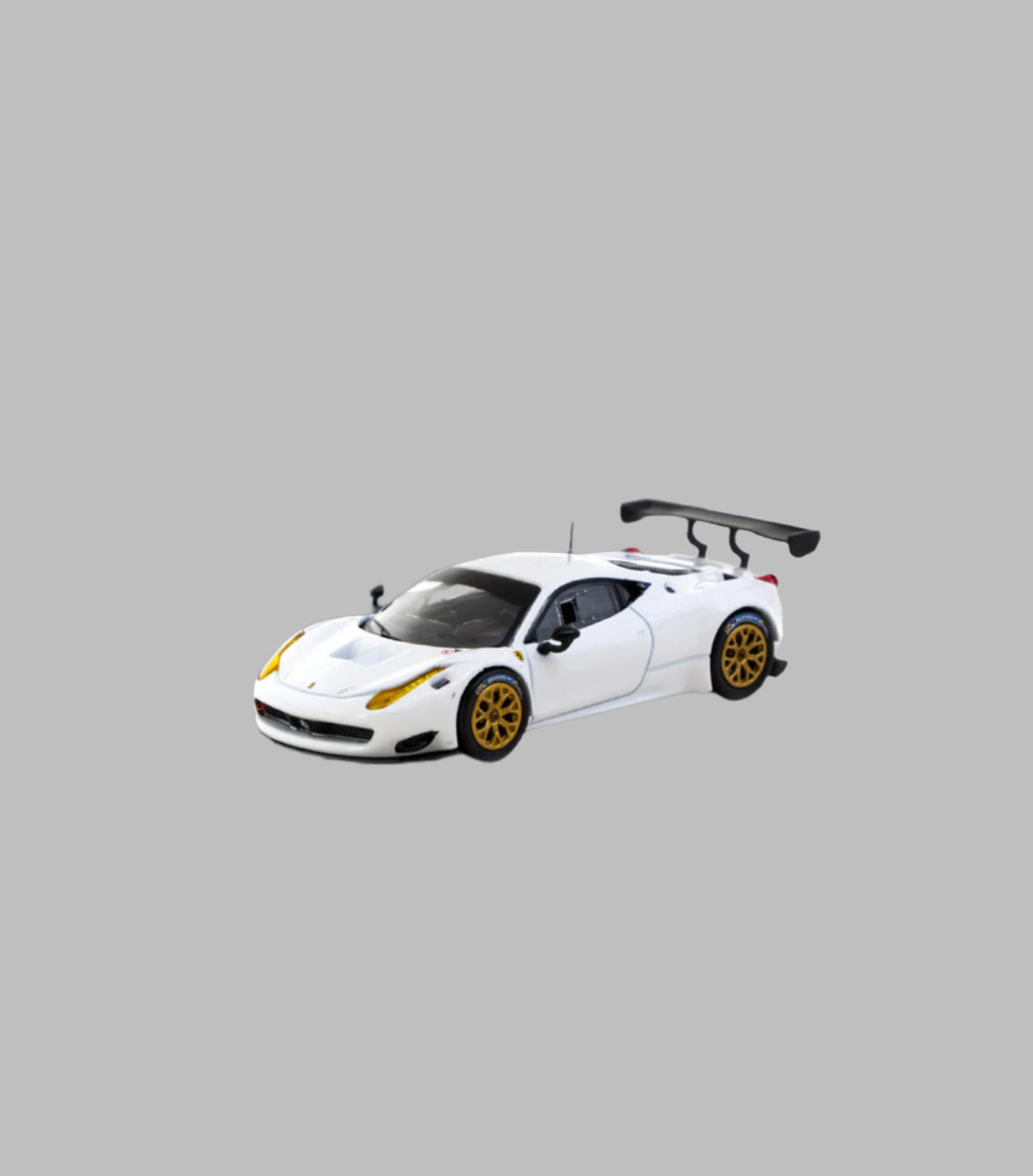 Ferrari 458 Italia GT3 White 1:64 scale model car - Tarmac Works
