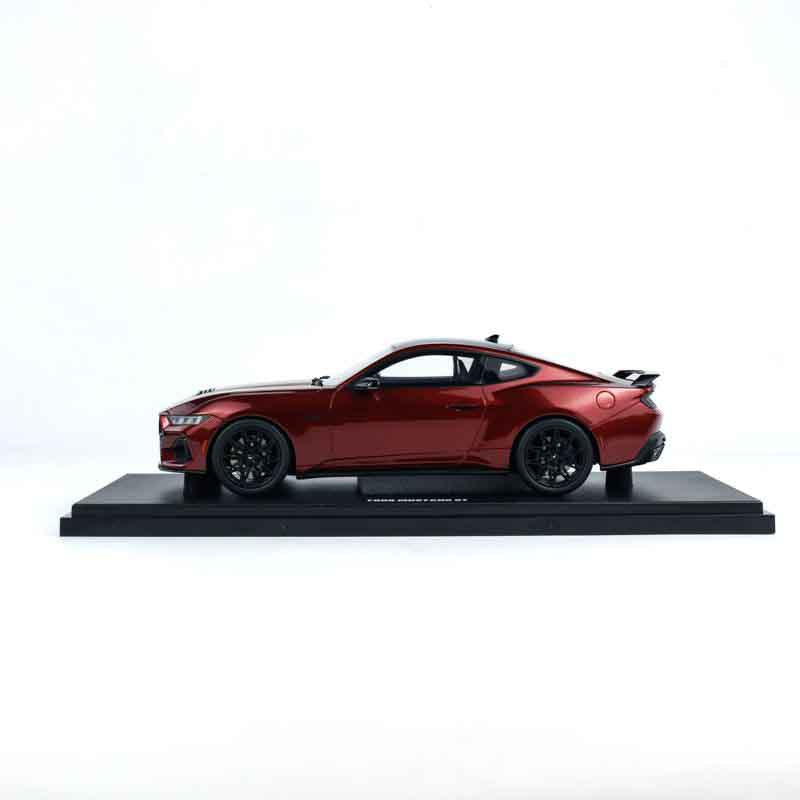 Ford Mustang GT 2024 Rapid RED 1:18 scale model car -GT Spirit