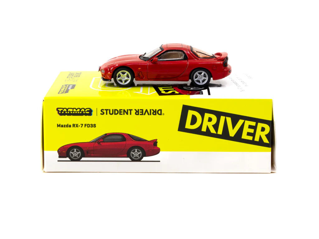 RX-7 FD3S Red 1:64 scale model car - Tarmac works