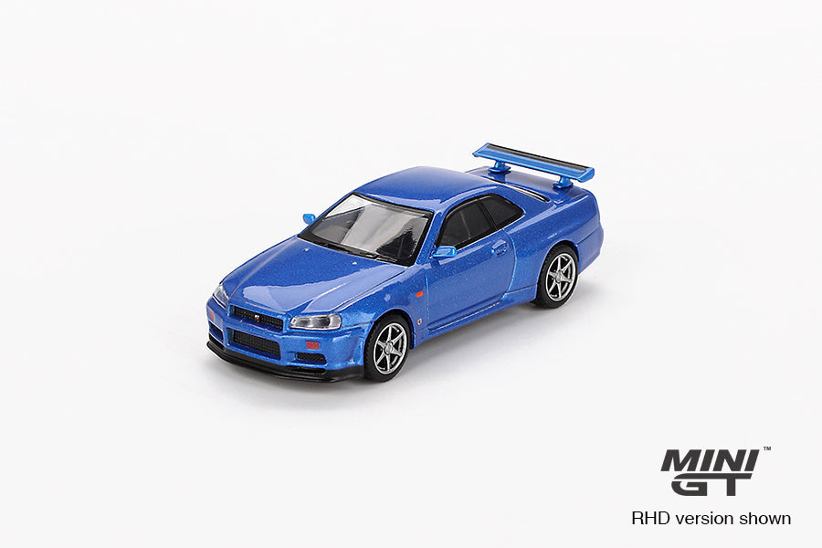 Nissan Skyline GT-R (R34) V-Spec 1:64 scale model car - Mini GT