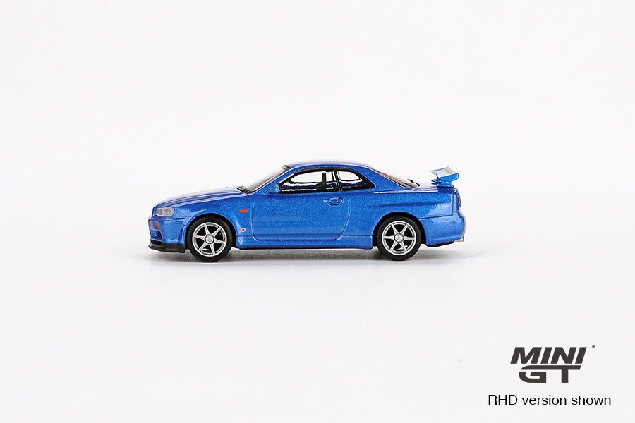 Nissan Skyline GT-R (R34) V-Spec 1:64 scale model car - Mini GT