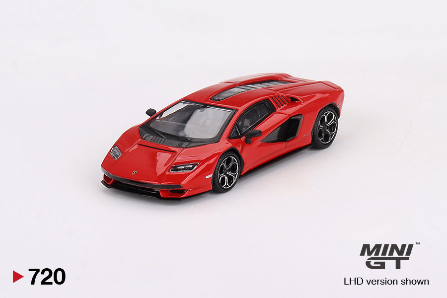 Lamborghini Countach LPI 800-4 Rosso Mars 1:64 Scale model car- Mini GT